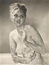 MORTENSEN, WILLIAM (1897-1965) Portfolio entitled ""Compositions,"" with 7 kitschy studies of the female form.